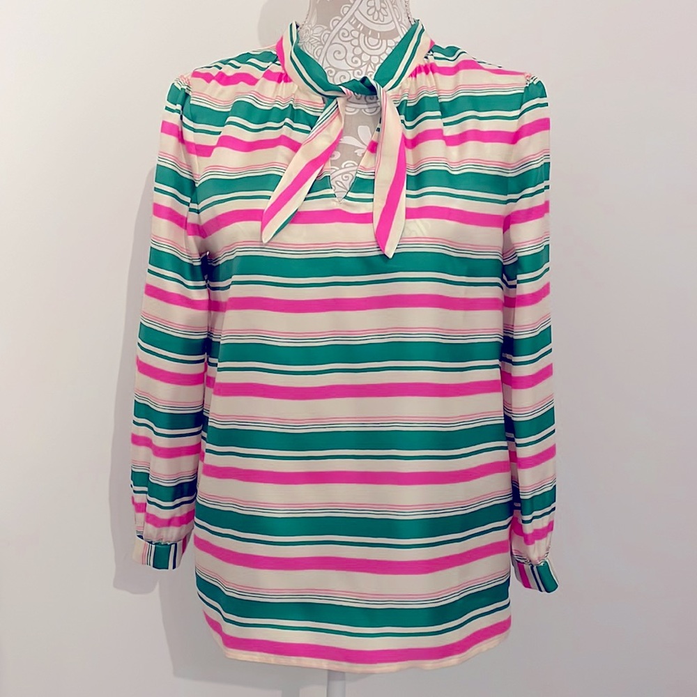 NWT J.CREW Collection XS Silk Blouse